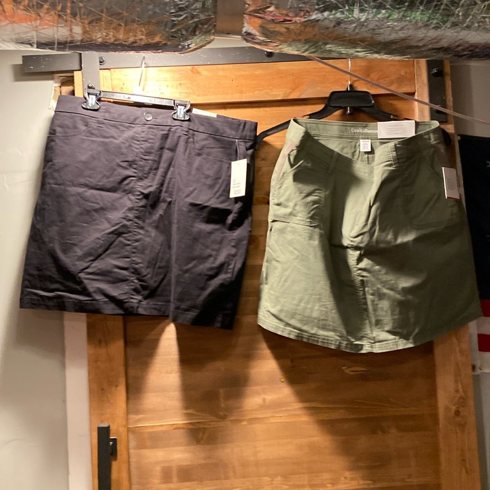 Two pairs of Croft and barrow skirts size 18